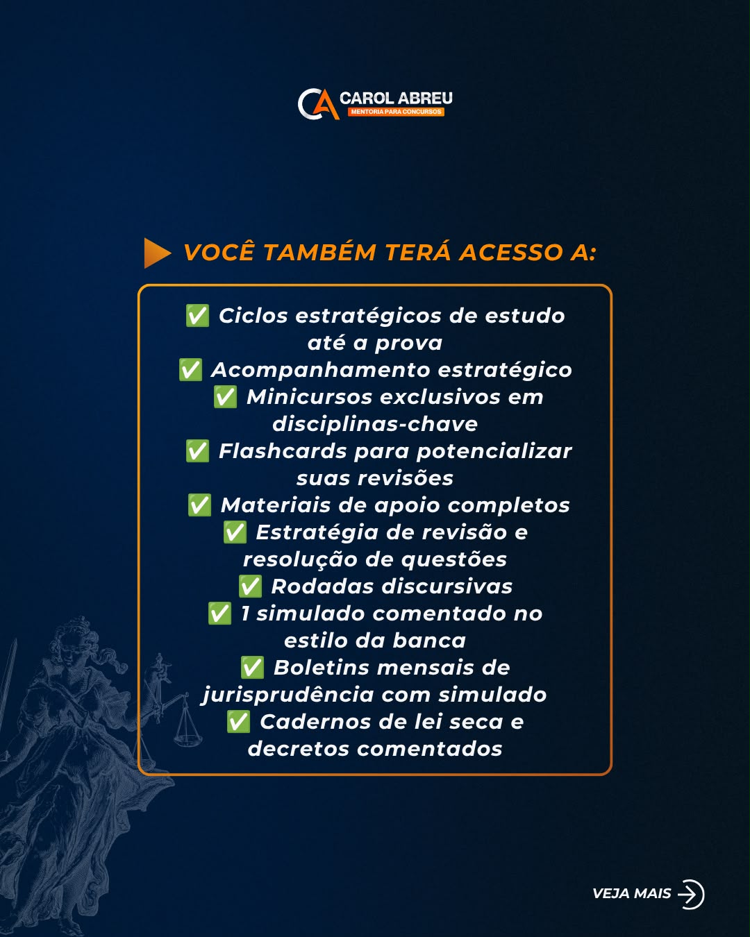 Arte oficial dos materiais incluídos na Mentoria ALEPA – Procurador